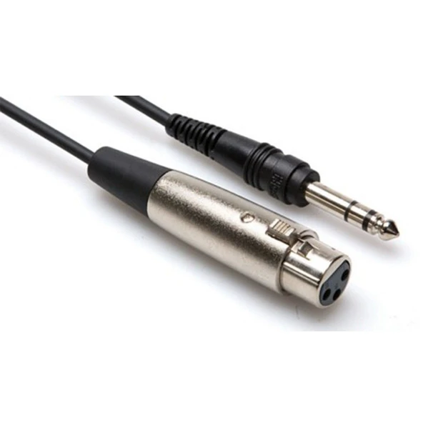 Hosa 1/4' TRS - XLR (F) Balanslı Kablo 4.5 m (STX-115F) 1/4 TRS - XLR (dişi) balanslı kablo 4.5 mt. STX-115F ürün görseli 1