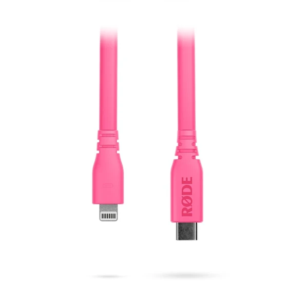 RØDE SC19 - Pembe 1.5 mt. USB-C <-> Lighting Flat kablo ürün görseli 1