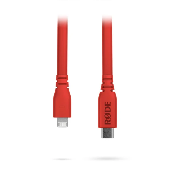 RØDE SC19 - Kırmızı 1.5 mt. USB-C <-> Lighting Flat kablo ürün görseli 1