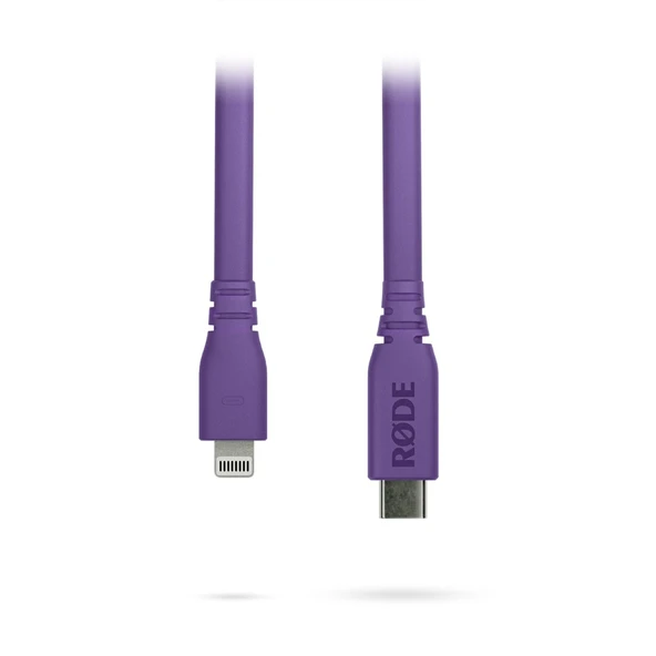 RØDE SC19 - Mor 1.5 mt. USB-C <-> Lighting Flat kablo ürün görseli 1