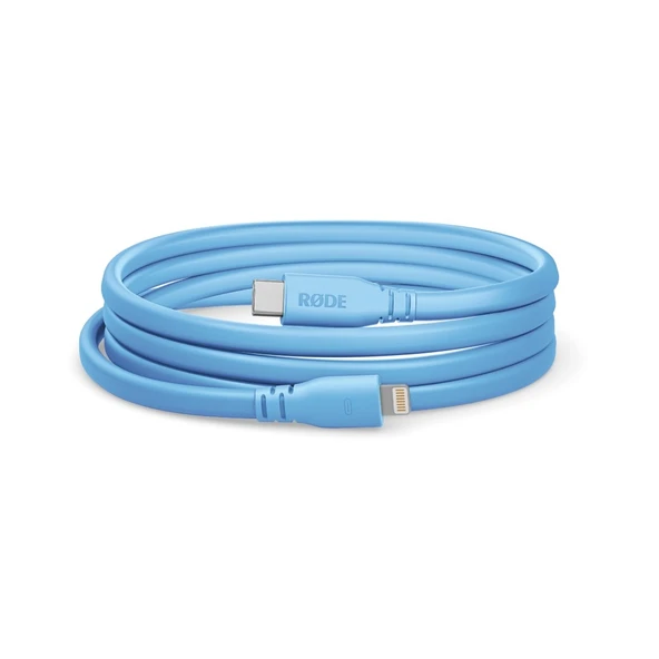RØDE SC19 - Mavi (RODE) 1.5 mt. USB-C <-> Lighting Flat kablo ürün görseli 1