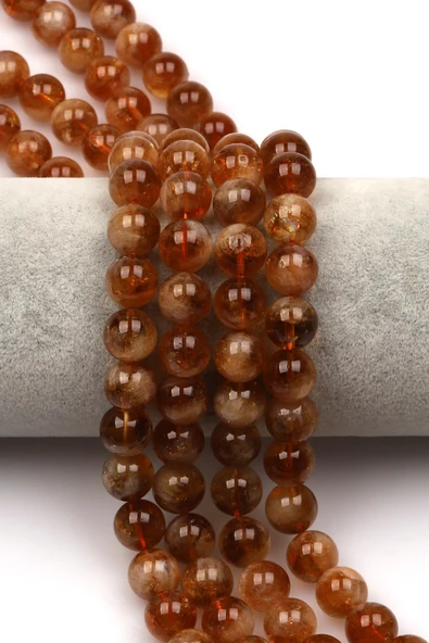 Sitrin (AAA Kalite) Doğaltaş Dizi 10 mm Küre Kesim ürün görseli 1