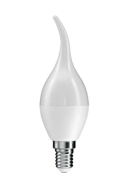Rutter RT-1188 5W Kuğu Led Mum Ampul 6500K Beyaz Işık E14 Kıvrımlı Ampul ürün görseli 1