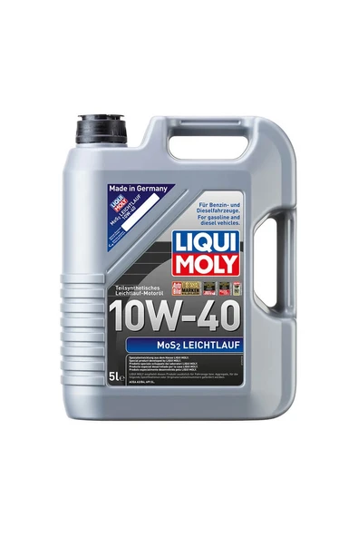 Liqui Moly Mos2 Leichtlauf 10W-40 Motor Yağı 5 L ürün görseli 1