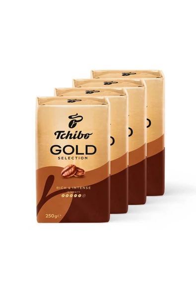 Tchibo Gold Selection 250 gr 4'lü Paket Filtre Kahve ürün görseli 1