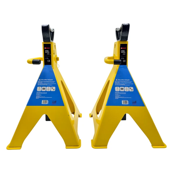 Fixonic B.H.D BHD00194 6 Ton 390-600mm Araba Sehpası/Araç Altı Sehpa/Sehpa Kriko 1 Çift (2 Adet) ürün görseli 1