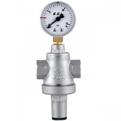 Eca 1/2 Manometreli Basınç Düşürücü Valf Pistonlu 602111005 ürün görseli 1