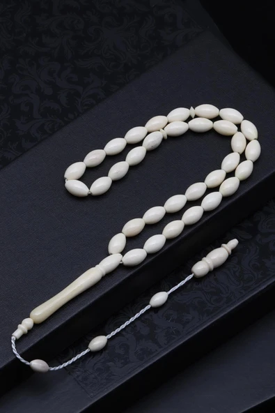 Kemik Tesbih 6 x 10 mm Arpa Kesim ürün görseli 1