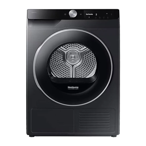 Samsung DV90DG6845LBAH 9 kg A+++ Siyah Çamaşır Kurutma Makinesi ürün görseli 1
