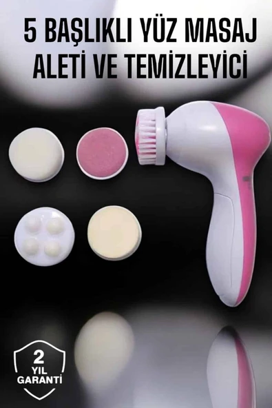 5 Fonksiyonlu Kablosuz Yüz Temizleme Cihazı ile Derinlemesine Cilt Bakımı ürün görseli 1