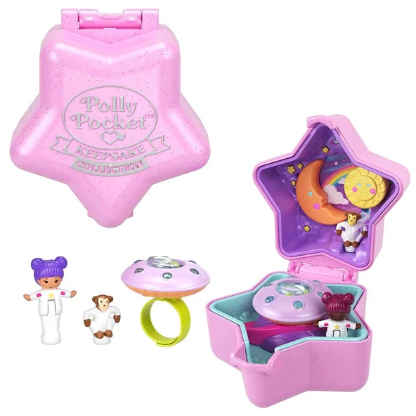 Polly Pocket Yüzük Kutusu Oyun Seti JCB24 JCB25 ürün görseli 1