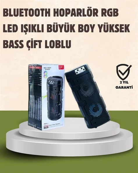 Kompakt Tasarım, Yüksek Ses Performansı – Çoklu Giriş Seçenekli Kablosuz Hoparlör (Bluetooth, USB, SD Kart, AUX) ürün görseli 1