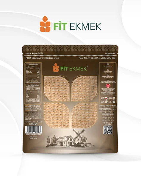 fit Çavdar Lavaş Ekmeği 300gr ve Keten Tohumlu Lavaş Ekmeği 300gr - Resim 4