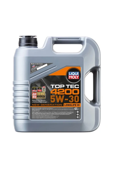 Liqui Moly Top Tec 4200 5W-30 Motor Yağı 4 L ürün görseli 1