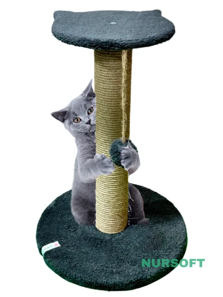 Nursoft Stepli Kedi Orijinal Jüt Halat İp Tırmalama Tahtası ürün görseli 1
