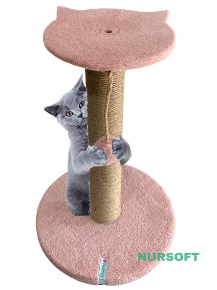 Nursoft Stepli Kedi Orijinal Jüt Halat İp Tırmalama Tahtası ürün görseli 1