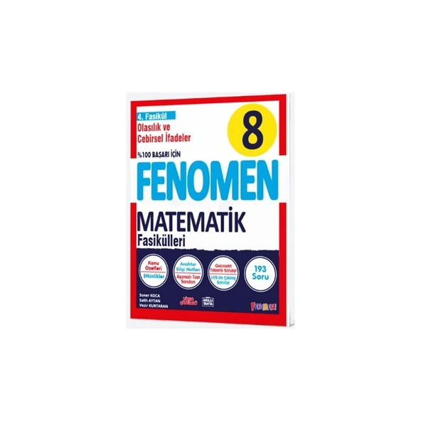 Fenomen 8 Matematik Olasıllık Ve Cebirsel İfadeler ürün görseli 1