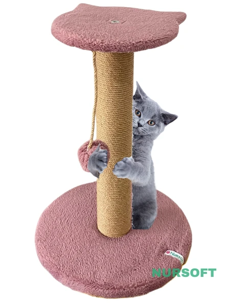 Nursoft Stepli Kedi Orijinal Jüt Halat İp Tırmalama Tahtası ürün görseli 1