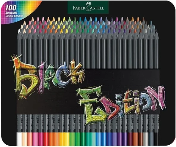 Faber-Castell Black Edition Boya Kalemi 100 Renk ürün görseli 1