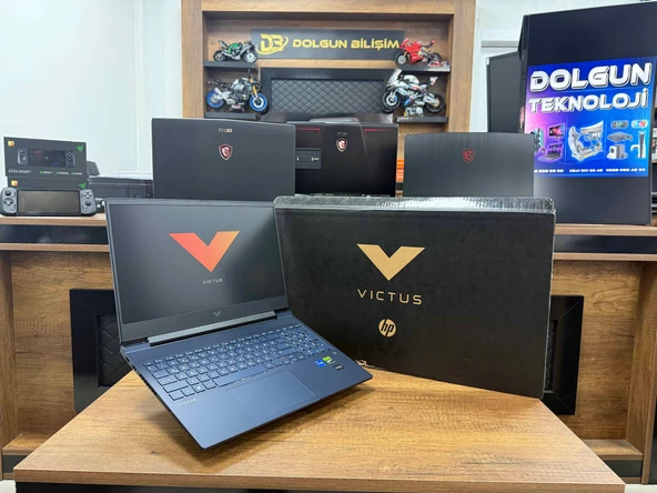 HP Victus 16-R0007NT Intel Core i7 13700H 16GB RAM 1TB SSD RTX4070 16.1” FHD 144Hz 7P6B3EA (İKİNCİ EL) ürün görseli 1