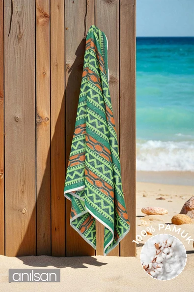 Sahara Plaj Havlusu %100 Pamuk 70x140 ürün görseli 1