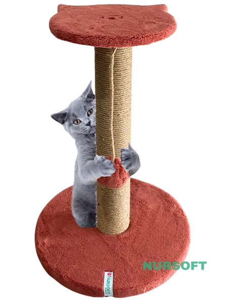 Nursoft Stepli Kedi Orijinal Jüt Halat İp Tırmalama Tahtası ürün görseli 1