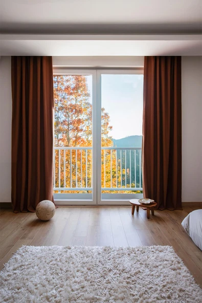 Terra | 140x270 cm (2 Adet) Blackout Fon Perde ürün görseli 1