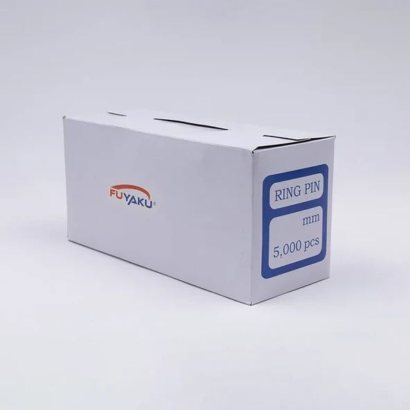Fuyaku 35 MM Ring Pin Kapalı Kanca Kılçık Etiketleme Plastiği Şeffaf (5.000 Adet) ürün görseli 1