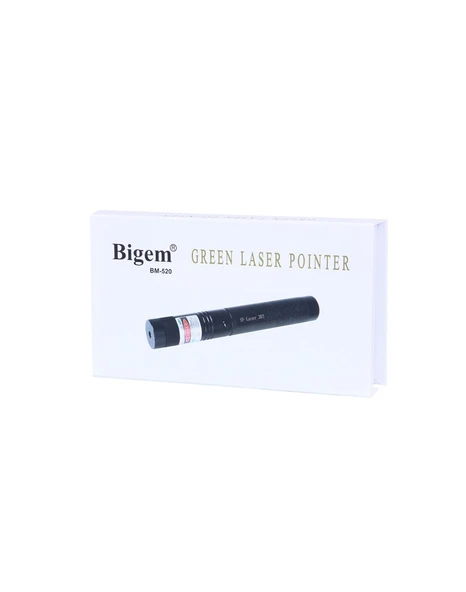 Bigem BM-520 Şarjlı Yeşil Lazer Pointer 1000mW - Resim 5