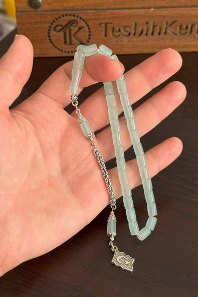 Günlük Kullanım Boy Buz Renk Uçak Camı Tesbih - Resim 2