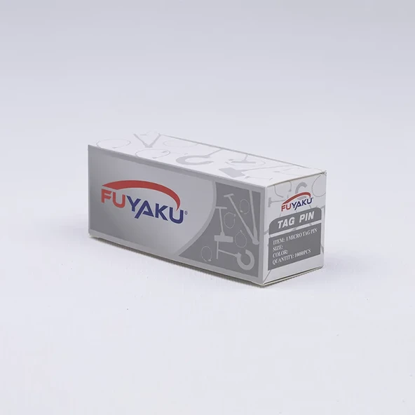 Fuyaku 4.4 MM I-End Mikro İnce (Fine) Kılçık Etiketleme Plastiği Siyah (10.000 Adet) ürün görseli 1