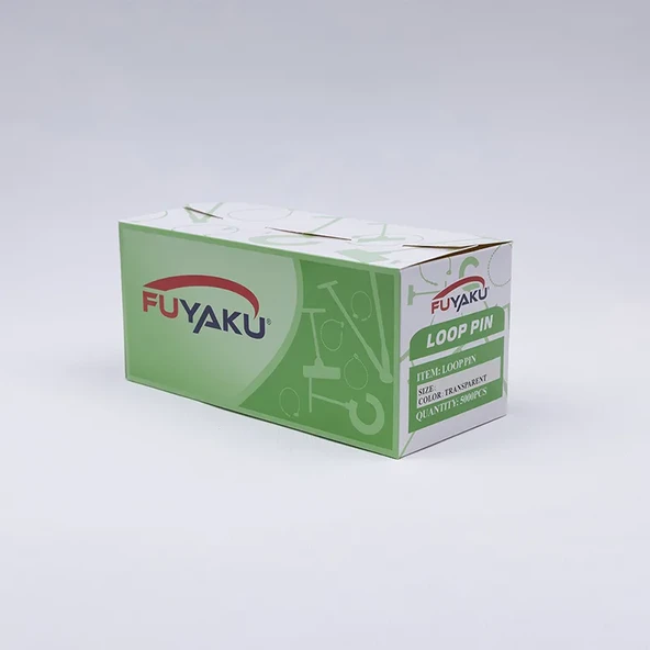 Fuyaku 8" Elle Geçmeli Kılçık Etiketleme Plastiği Şeffaf (5.000 Adet) ürün görseli 1