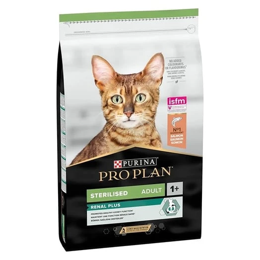 Kilo Kontrolü ve Böbrek Sağlığı: Proplan Sterilised Somonlu Kedi Maması 10 Kg ürün görseli 1
