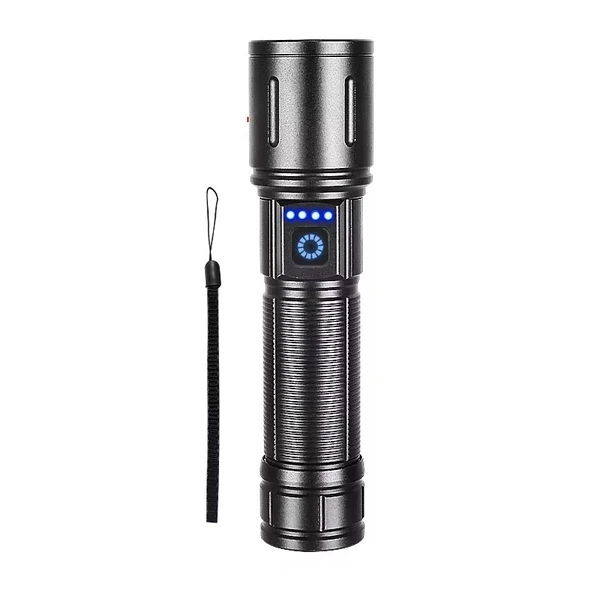 Powerdex PD-4200 Yağmur Suyu Geçirmez 10Watt Süper LED Profesyonel Şarjlı El Feneri ürün görseli 1