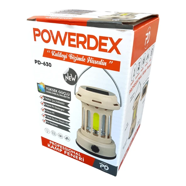 Powerdex PD-630 Professional Kamp Feneri - Resim 4