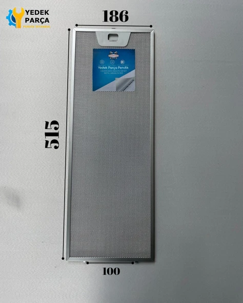Beko Uyumlu P 361 Davlumbaz Metal Yağ Filtresi ürün görseli 1