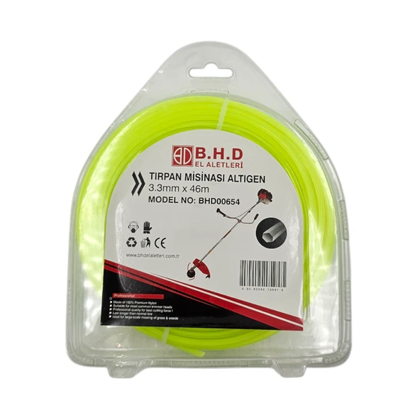 Fixonic B.H.D BHD00654 3.3mm 46m Altıgen Tırpan Misina ürün görseli 1