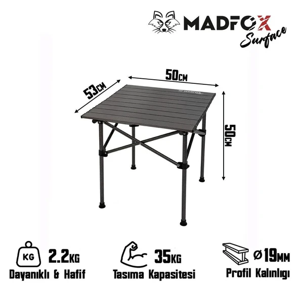 ,Madfox Surface Küçük Boy Katlanır Kamp Masası - Resim 6