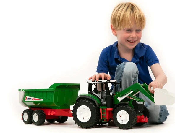 Bruder Roadmax Kepçeli ve Römorklu Traktör BR03452 - Resim 2