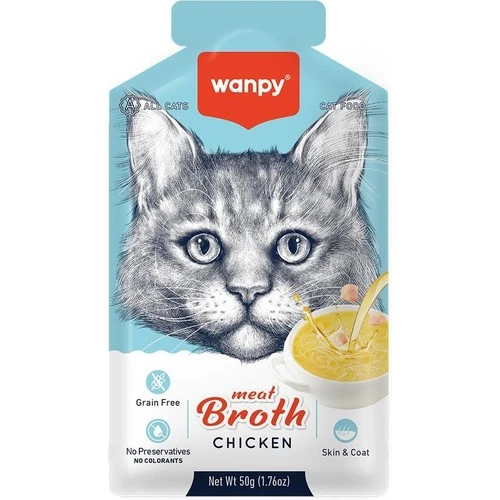 Wanpy Tavuk Etli Kedi Çorbası 50 Gr ürün görseli 1