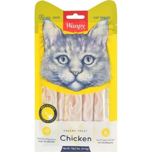 Wanpy Tavuklu Likit Kedi Ödülü 5x14 gr ürün görseli 1