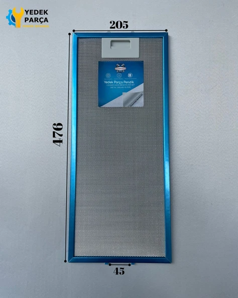 Beko Uyumlu Davlumbaz 20,5X47,5 CM Arka Ara 4,5 CM Aspiratör Filtresi ürün görseli 1