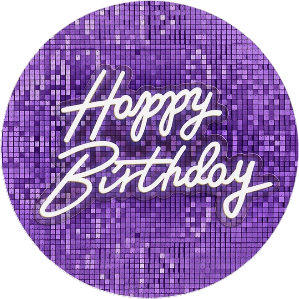 Yenilebilir Yuvarlak Pasta Resim Baskısı 20 cm Şekerli Kağıt Happy Birthday Temalı 69 ürün görseli 1