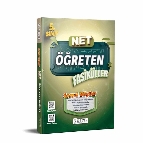 Netiz 5.Sınıf Sosyal Bilgiler Net Fasiküller ürün görseli 1