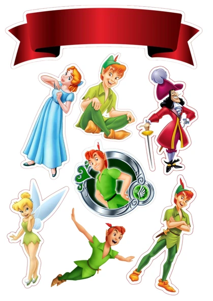 Yenilebilir Şekerli Kağıt Baskısı Cupcake ve Pasta Resim Baskı Tinkerbell Temalı 86 ürün görseli 1