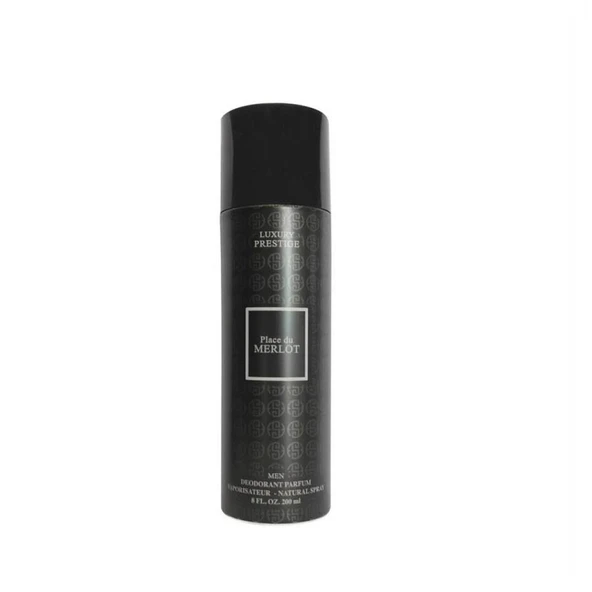 Luxury Prestige Sprey Deodorant Place Du Merlot Men 200 ml ürün görseli 1