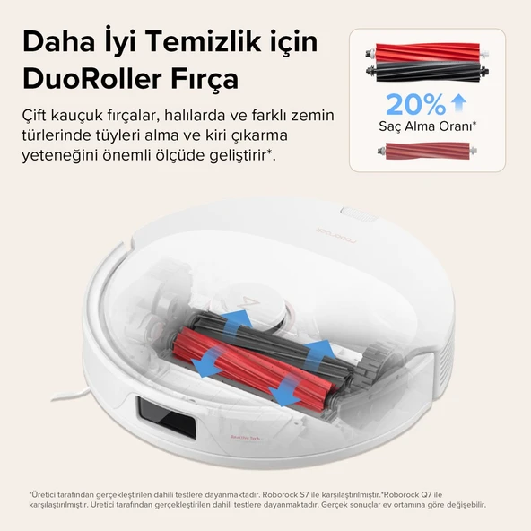 Vacuum Cleanner Q8 Max Robot Süpürge Beyaz - Resim 2