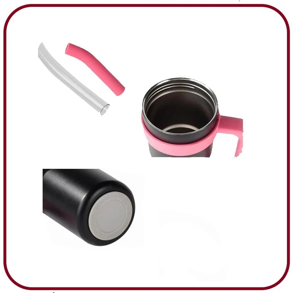 Dodge Trekking Çelik Termos Mug 750Ml Turkuaz - Resim 4