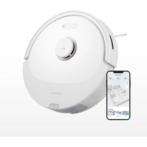 Vacuum Cleanner Q8 Max Robot Süpürge Beyaz - Resim 6