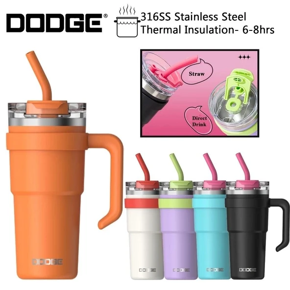 Dodge Trekking Çelik Termos Mug 750Ml Turkuaz - Resim 7